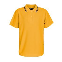 S/S Polo - Stripe Collar