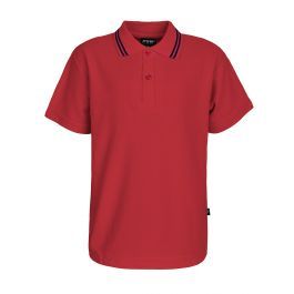S/S Polo - Stripe Collar
