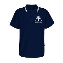 S/S Polo - Stripe Collar