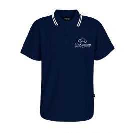 S/S Polo - Stripe Collar