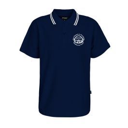 S/S Polo - Stripe Collar