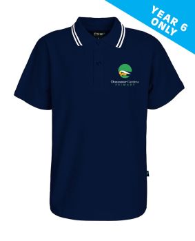 S/S Polo - Stripe Collar