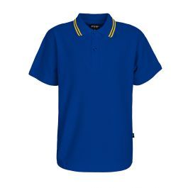 S/S Polo - Stripe Collar