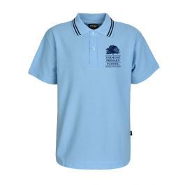 S/S Polo - Stripe Collar