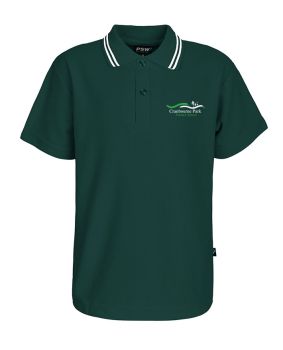 S/S Polo - Stripe Collar