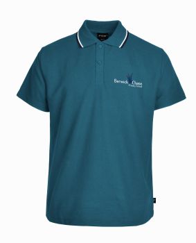 S/S Polo Shirt - Striped Collar