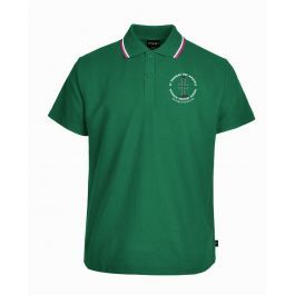 S/S Polo Shirt - Striped Collar
