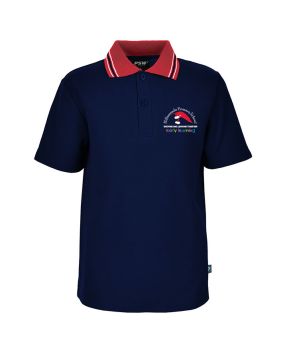S/S Polo Shirt - Contrast Stripe Collar