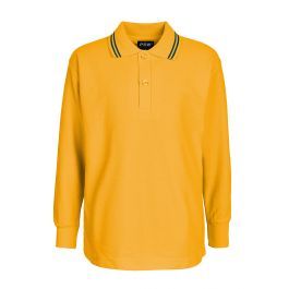 L/S Polo - Stripe Collar