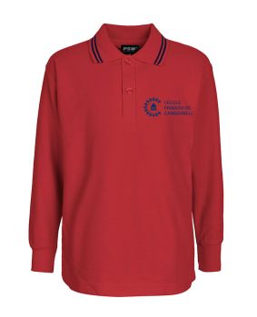 L/S Polo - Stripe Collar