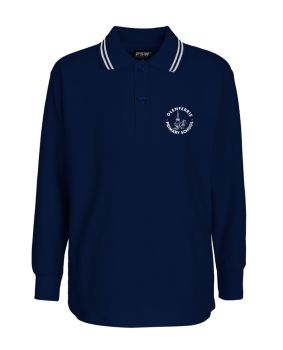 L/S Polo - Stripe Collar
