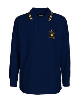 L/S Polo - Stripe Collar