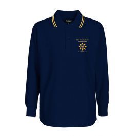 L/S Polo - Stripe Collar