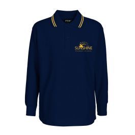 L/S Polo - Stripe Collar