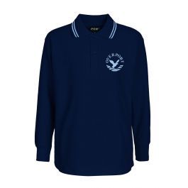 L/S Polo - Stripe Collar