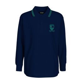L/S Polo - Stripe Collar