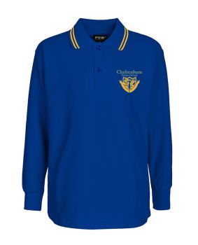 L/S Polo - Stripe Collar