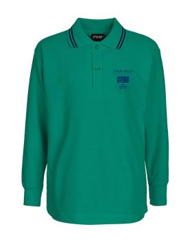 L/S Polo - Stripe Collar