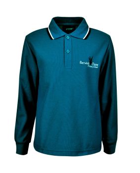 L/S Polo Shirt - Stripe Collar