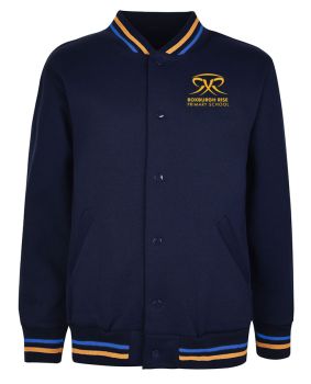 Bomber Jacket - 2 colour Stripe Rib