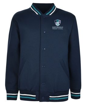 Bomber Jacket - 2 colour Stripe Rib