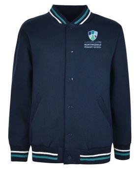 Bomber Jacket - 2 colour Stripe Rib