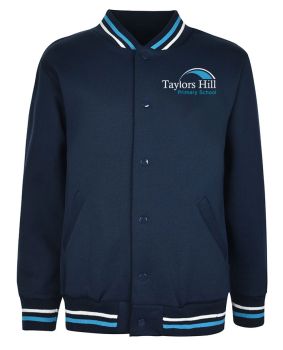 Bomber Jacket - 2 colour Stripe Rib