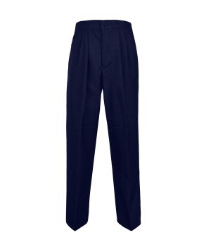 Pleated Trouser - Double Knee