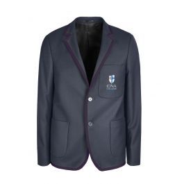Unisex Twill Blazer with Braid around Edge