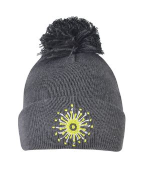 Plain Beanie With Pom Pom