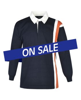 Rugby Jumper with vertical stripe
