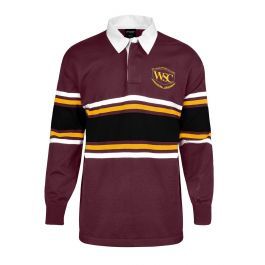 Rugby Jumper with 3 colour Stripes