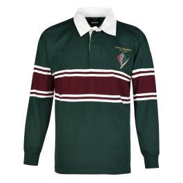 Rugby Jumper with Horizontal - 3 colour stripes