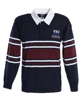 Rugby Jumper with Horizontal Stripes