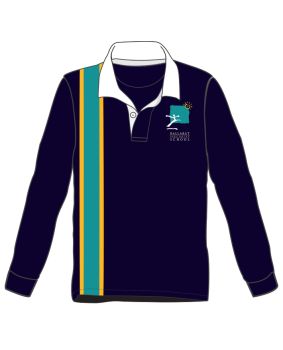 Rugby Jumper with Vertical Stripe