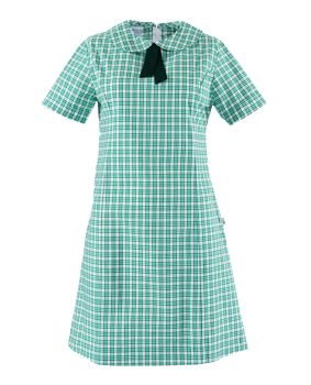 Green and white summer dress store