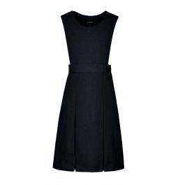 Detachable Bib Tunic with Box Pleat Skirt