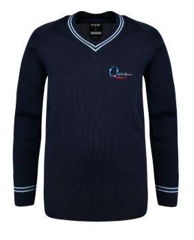 Wool Jumper with Stripes