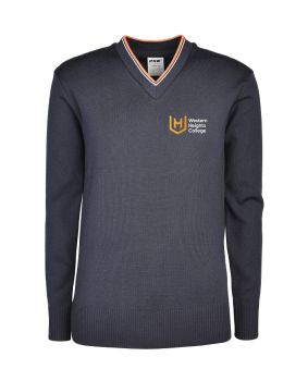 Jumper with Stripe Neck
