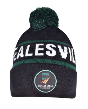 Custom Jacquard Beanie with Pom Pom