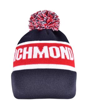 Circular Custom Jacquard Beanie with Pom Pom
