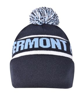 Circular Custom Jacquard Beanie with Pom Pom