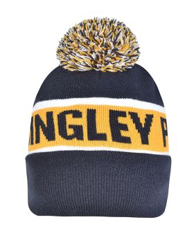 Circular Custom Jacquard Beanie with Pom Pom
