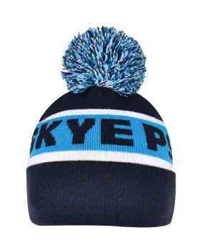 Circular Custom Jacquard Beanie with Pom Pom