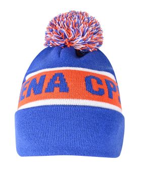 Circular Custom Jacquard Beanie with Pom Pom