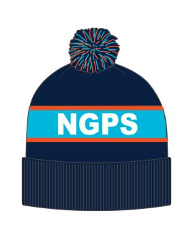 Circular Custom Jacquard Beanie with Pom Pom