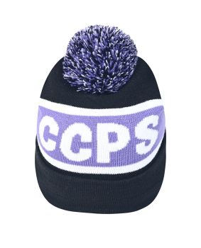 Circular Custom Jacquard Beanie with Pom Pom