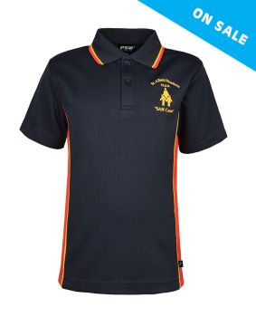 S/S Mesh Panelled Polo