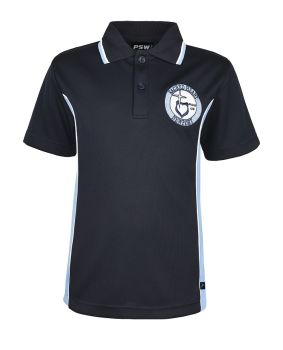 S/S Mesh Panelled Polo