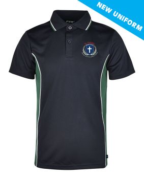 S/S Mesh Panelled Polo